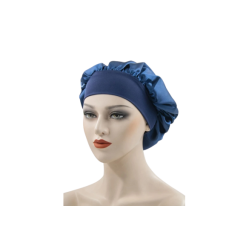 Satin Hair Bonnetabs – Saténová čiapka pre kučeravé vlasy s lemom