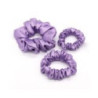 Scrunchie by Terrie – Handmade Saténová gumička na kučeravé vlasy - fialková