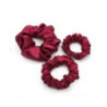 Scrunchie by Terrie – Handmade Saténová gumička na kučeravé vlasy - bordó