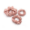 Scrunchie by Terrie – Handmade Saténová gumička na kučeravé vlasy - rosegold