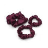 Scrunchie by Terrie – Handmade Saténová gumička na kučeravé vlasy purpurová