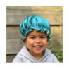 African Fabs Satin Hair Bonnet Kids – Saténová detská čiapka pre kučeravé vlasy s gumičkou