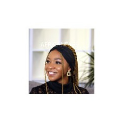 African Fabs Print Headband – Bavlnená čelenka pre kučeravé vlasy