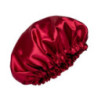 Nina Scrunchies - Handmade Saténová čiapka s gumičkou pre kučeravé vlasy - bordová