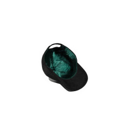 Suede Satin-Lined Baseball Cap – šiltovka so saténovou podšívkou pre kučeravé vlasy