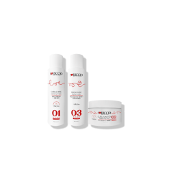 I Love Riccio - Cestovná sada na hydratáciu pre vlny a kučery 3x100 ml