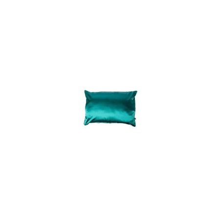 Nina Scruchies - Handmade Saténová obliečka na vankúš 50 x 70 cm - petrolejová